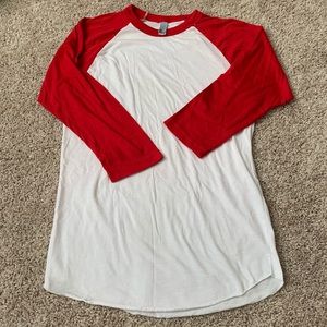 American Apparel Baseball Tee